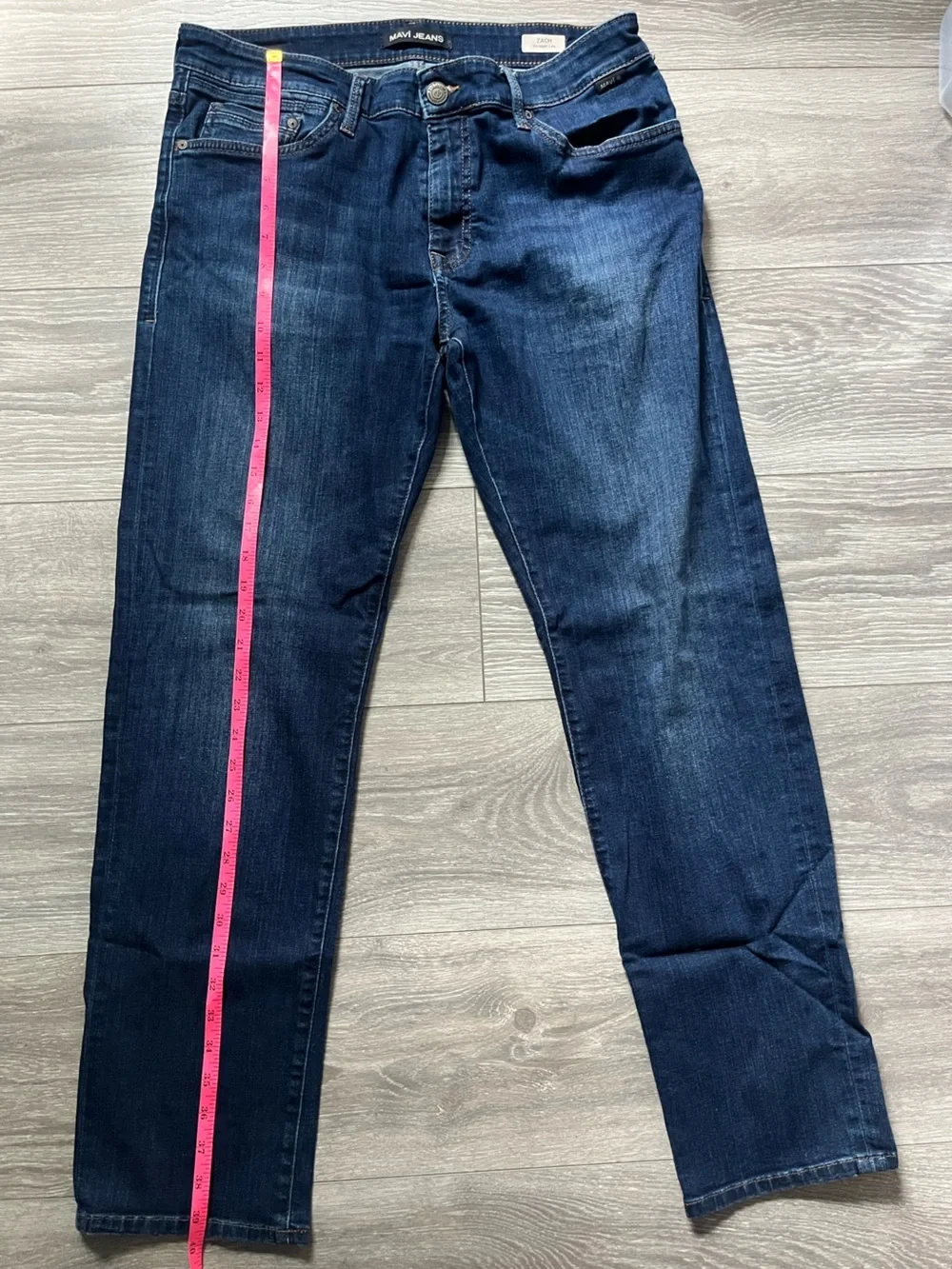 Mavi Men’s Zach Straight Leg Medium Wash Blue Denim Jeans Size 34” x 32” Classic